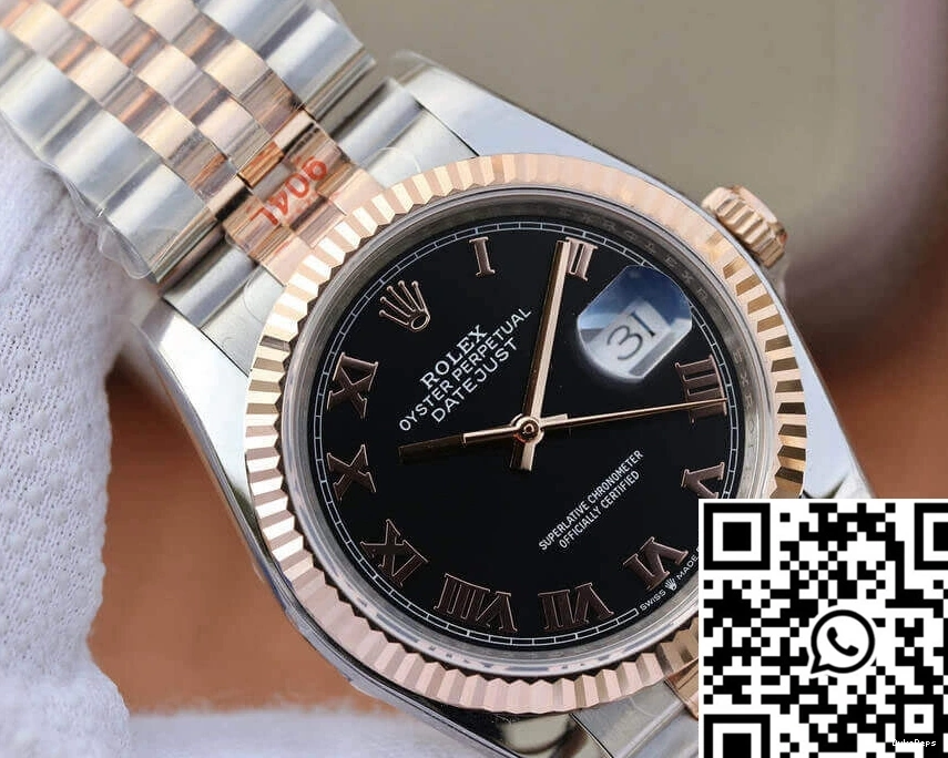 Datejust Factory GM Rose Rolex 36MM Gold 116231 0118